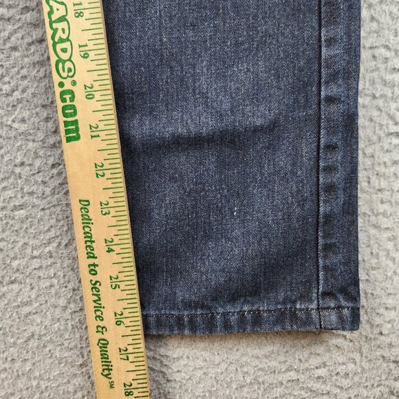 Nautica Jeans Boy's 12 Bootcut Dark Wash Blue Denim Pants - Picture 5 of 9